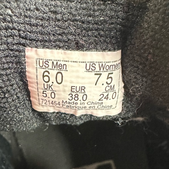 Vans Sk8 Hi-Top “Disruptive" Purple/Pink/ Black Women’s Sz 7.5 - Picture 11 of 11